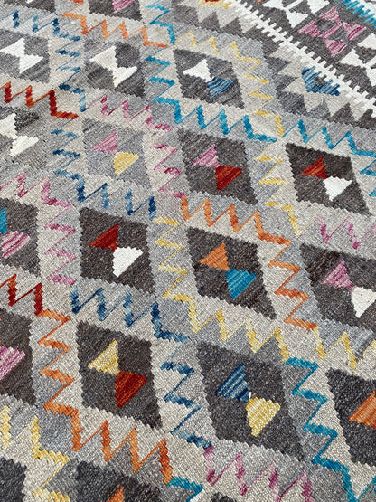 Handmade Flat Weave  Kilim Rug |280 CM x  206 CM KAS#97