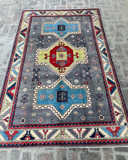 Handmade Traditional Kazak Rug  288 cm x 172 cm KSB#11969