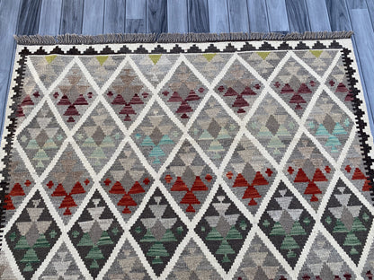 Handmade Flat Weave  Kilim Rug |207 CM x 151 CM KAS#92