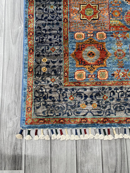 Hand Knotted Chobi Wool Rug | 151 CM x 102 CM SK#396