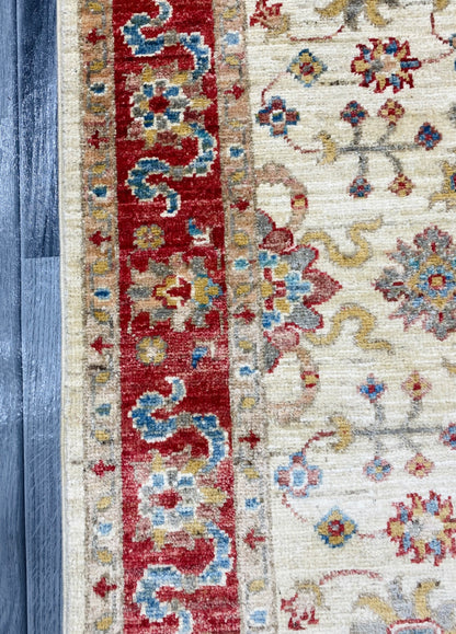 Handmade Chobi Wool Rug  ( 125 CM x 82 CM ) SS#55