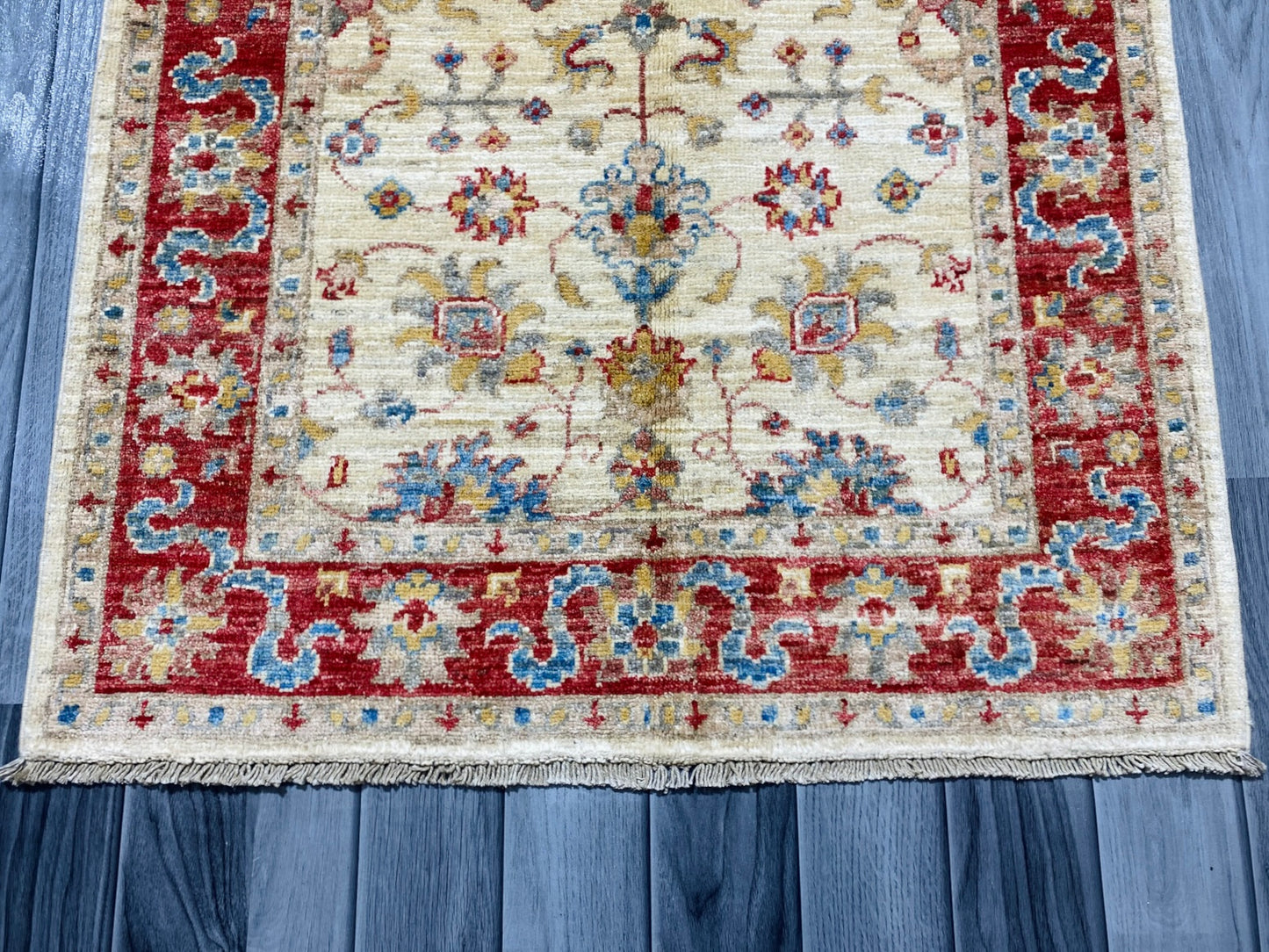 Handmade Chobi Wool Rug  ( 125 CM x 82 CM ) SS#55