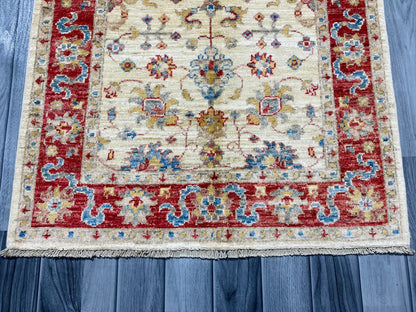Handmade Chobi Wool Rug  ( 125 CM x 82 CM ) SS#55
