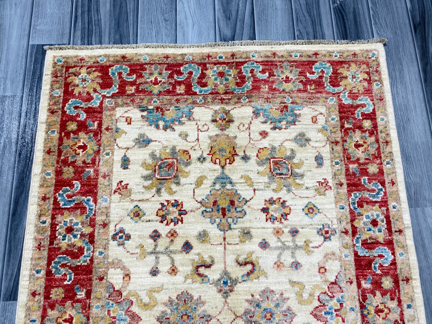 Handmade Chobi Wool Rug  ( 125 CM x 82 CM ) SS#55