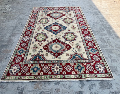 Handmade Traditional Kazak Rug  286 cm x 177 cm KSB#11977
