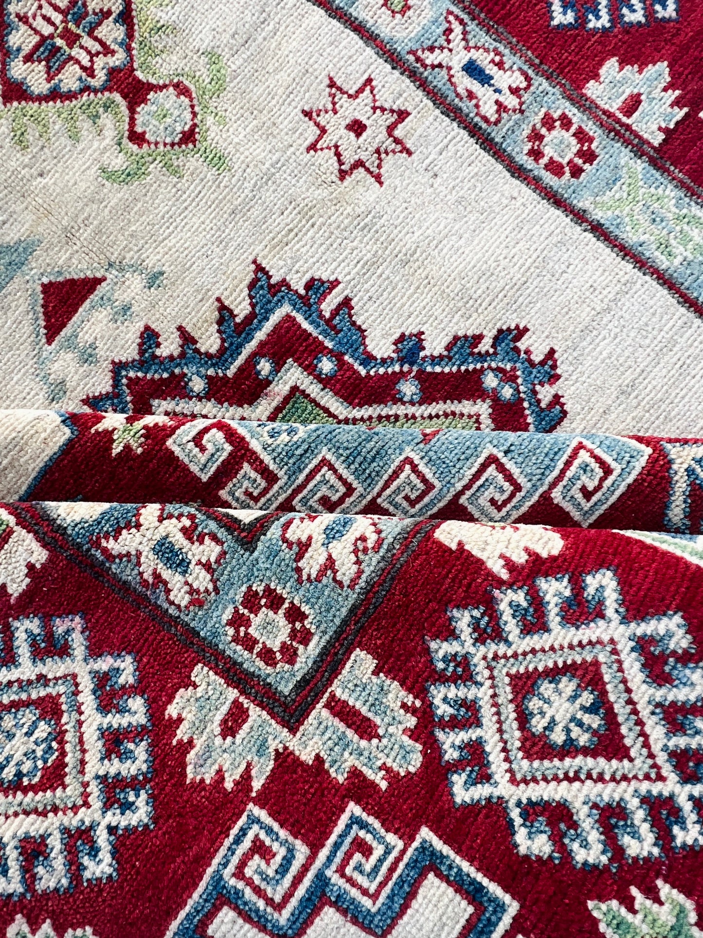 Handmade Traditional Kazak Rug  286 cm x 177 cm KSB#11977