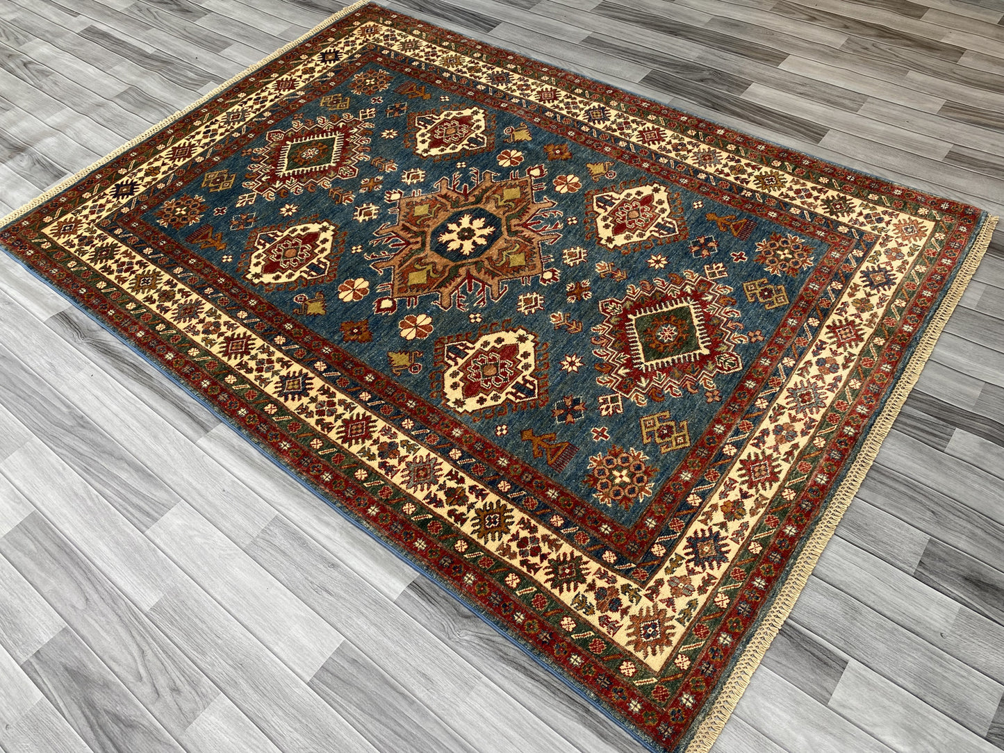 Hand Knotted Chobi Wool Rug | 220 CM x 159 CM SK#399