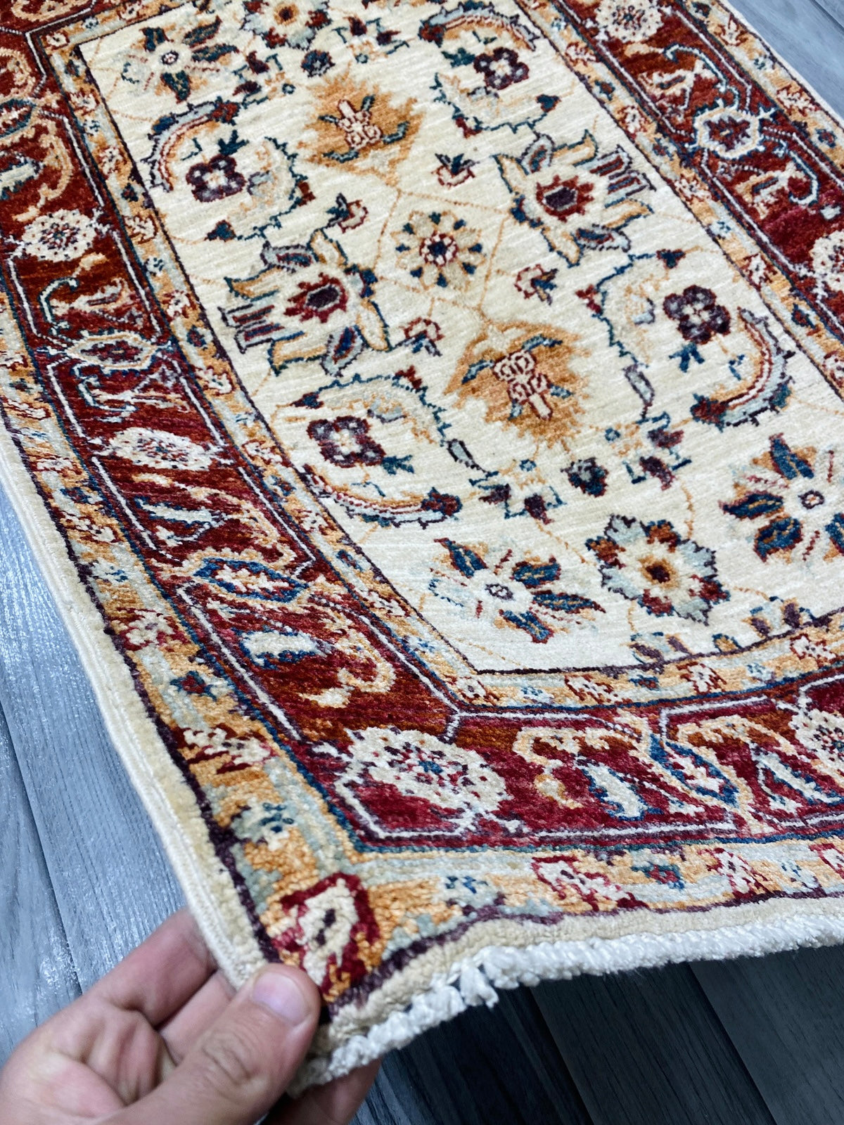 Handmade Fine Quality Chobi Wool Rug  ( 125 CM x 80 CM ) SS#57