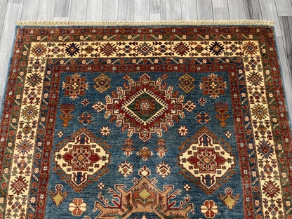 Hand Knotted Chobi Wool Rug | 220 CM x 159 CM SK#399