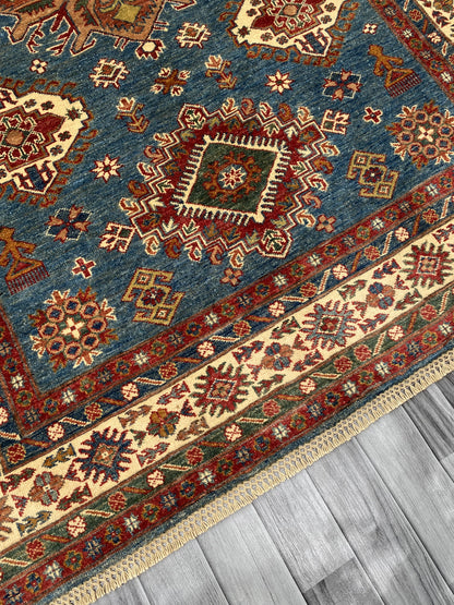 Hand Knotted Chobi Wool Rug | 220 CM x 159 CM SK#399