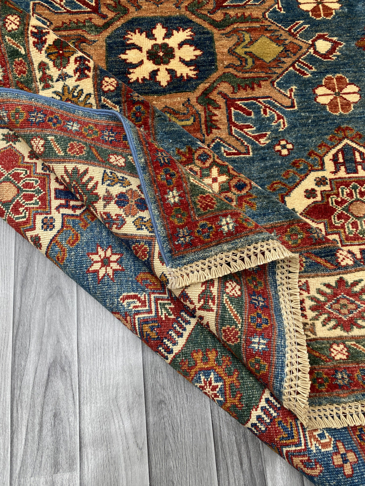Hand Knotted Chobi Wool Rug | 220 CM x 159 CM SK#399