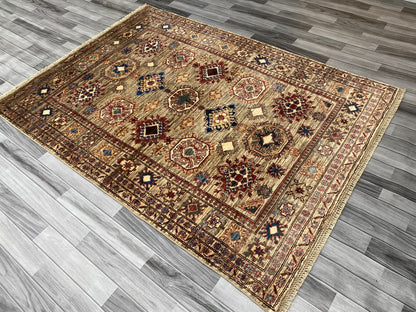 Hand Knotted Chobi Wool Rug | 210 CM x 152 CM SK#400