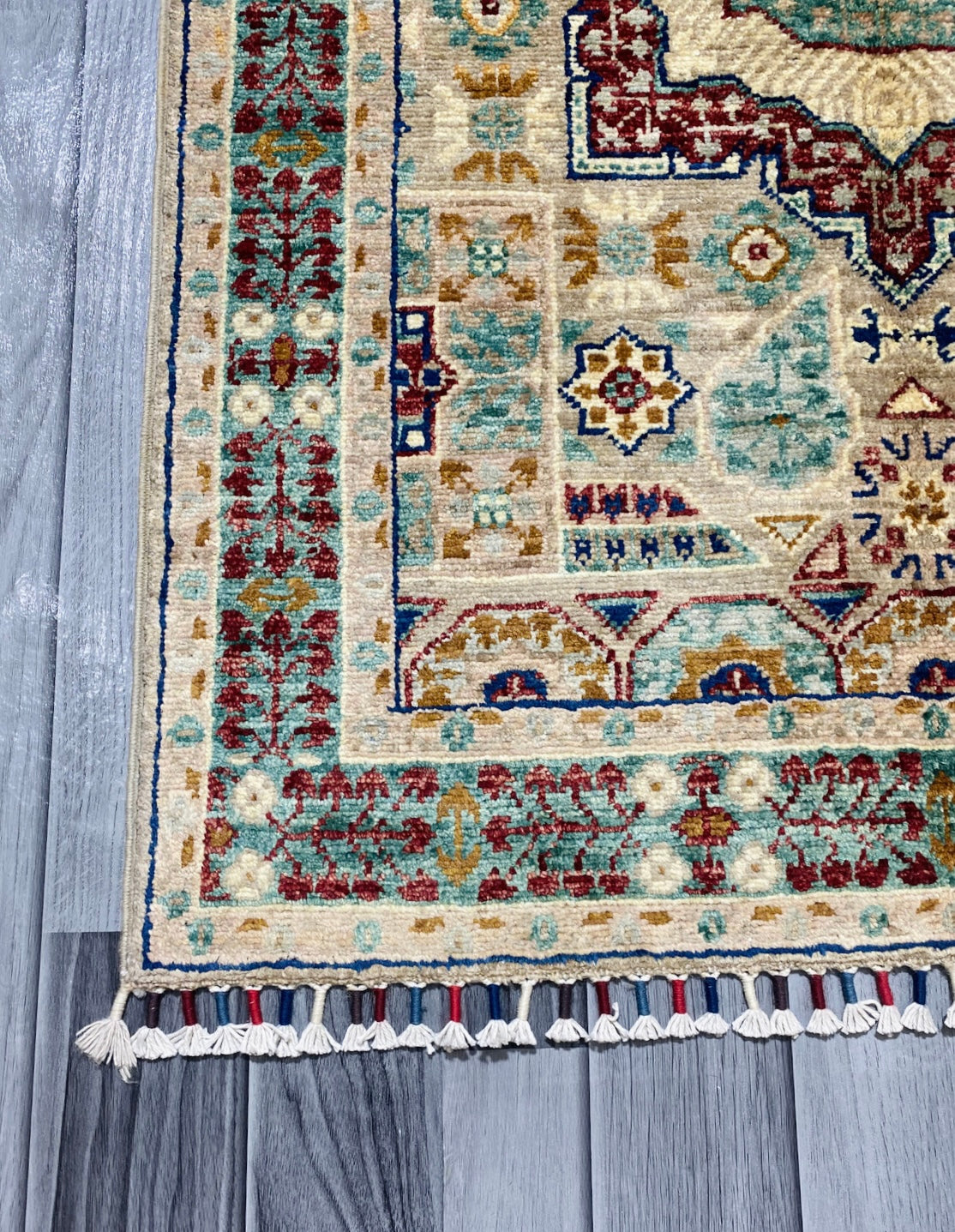 Handmade Chobi Wool Rug  ( 125 CM x 80 CM ) SS#54