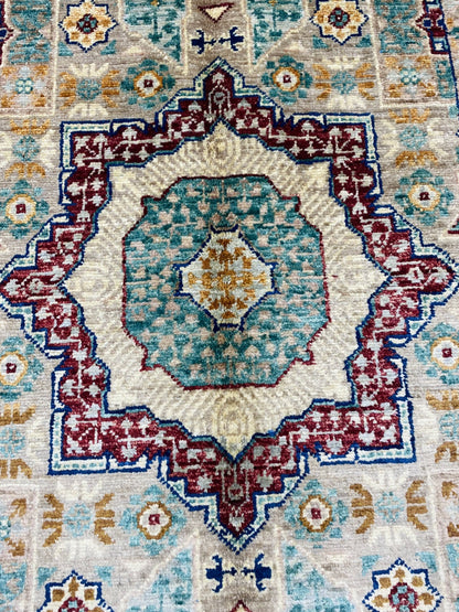 Handmade Fine Quality Chobi Wool Rug  ( 125 CM x 77 CM ) SS#56