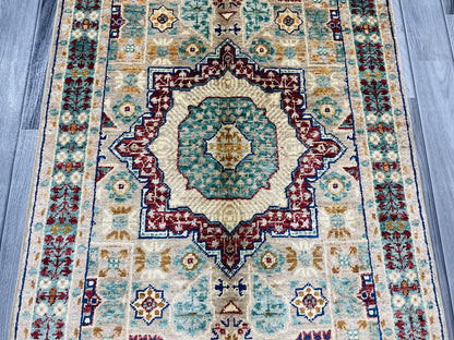Handmade Fine Quality Chobi Wool Rug  ( 125 CM x 77 CM ) SS#56