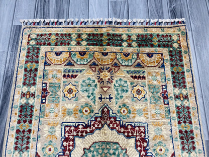 Handmade Fine Quality Chobi Wool Rug  ( 125 CM x 77 CM ) SS#56
