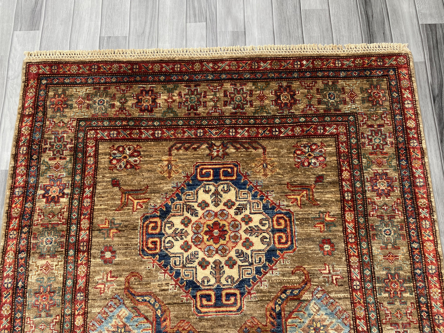 Hand Knotted Chobi Wool Rug | 206 CM x 128 CM SK#402