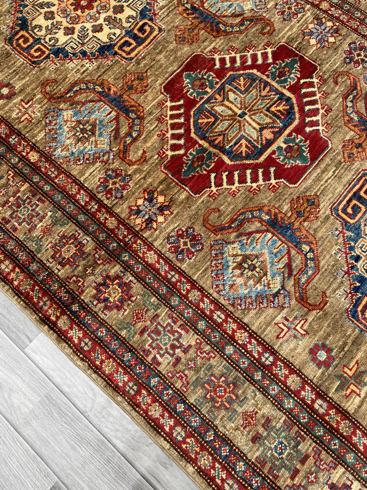 Hand Knotted Chobi Wool Rug | 206 CM x 128 CM SK#402