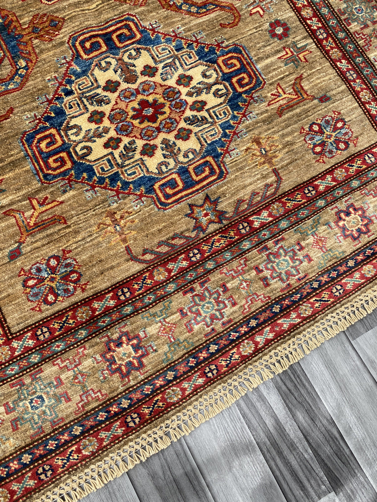 Hand Knotted Chobi Wool Rug | 206 CM x 128 CM SK#402