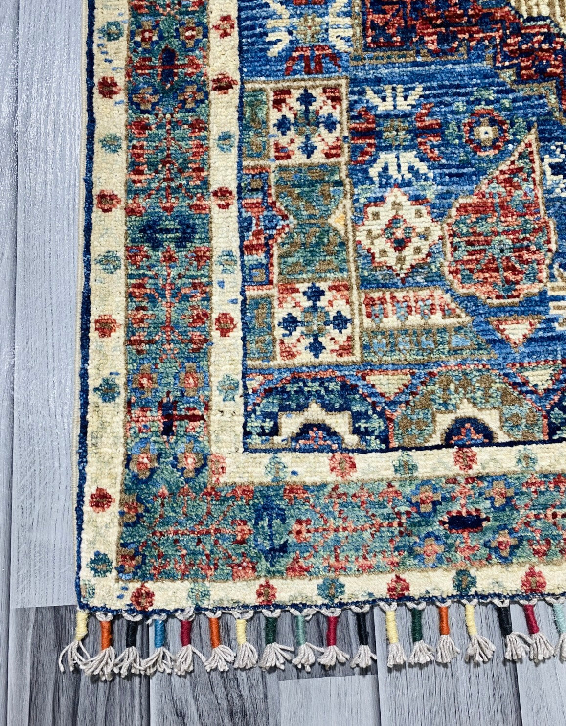 Handmade Chobi Wool Rug  ( 125 CM x 80 CM ) SS#53