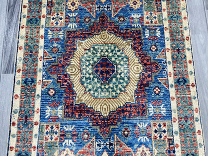 Handmade Chobi Wool Rug  ( 125 CM x 80 CM ) SS#53