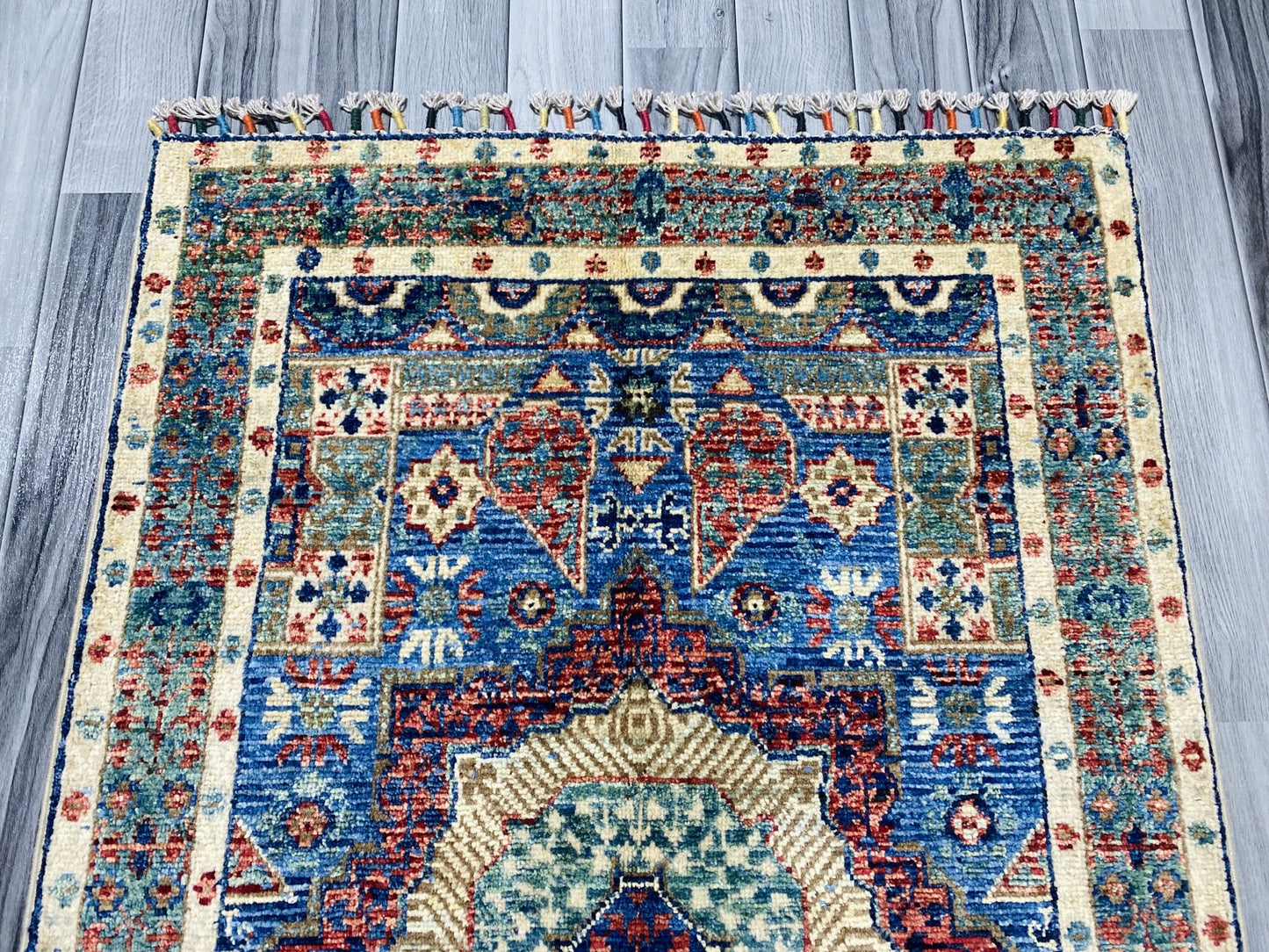 Handmade Chobi Wool Rug  ( 125 CM x 80 CM ) SS#53