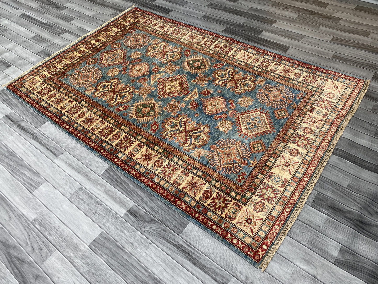 Hand Knotted Chobi Wool Rug | 217 CM x 147 CM SK#403