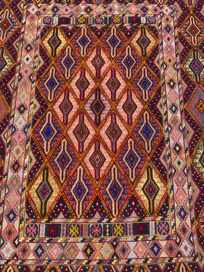 Handmade Afghan Fine Quality Meshwani Rug-#KAS 972