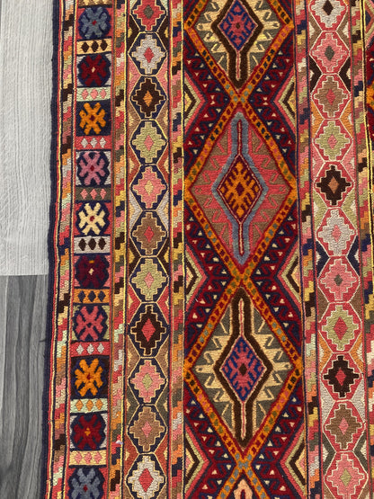 Handmade Afghan Fine Quality Meshwani Rug-#KAS 972