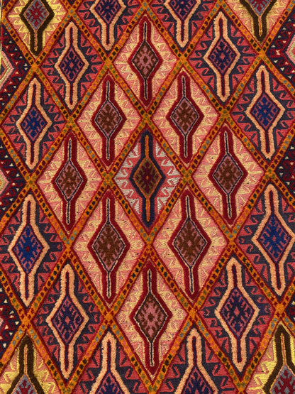 Handmade Afghan Fine Quality Meshwani Rug-#KAS 972