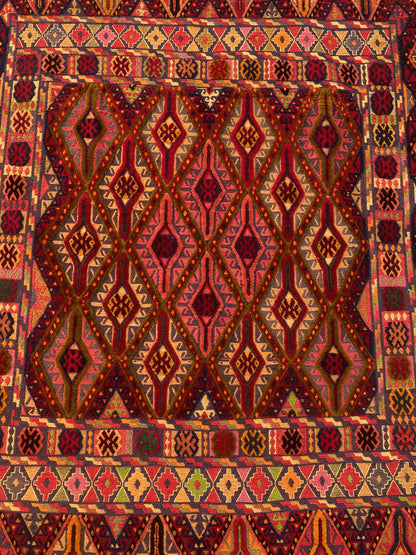 Handmade Afghan Meshwani Rug 191 CM x 148 CM #KAS 973