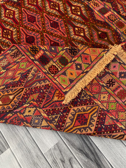 Handmade Afghan Meshwani Rug 191 CM x 148 CM #KAS 973