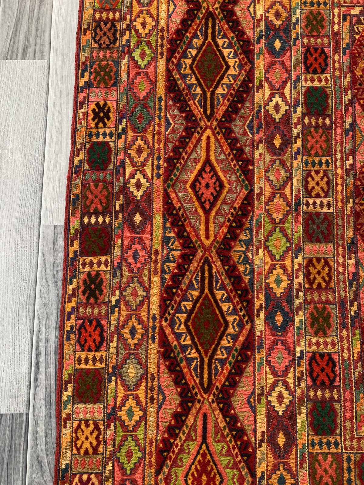 Handmade Fine Quality Meshwani Rug 198 CM x 150 CM KAS # 976