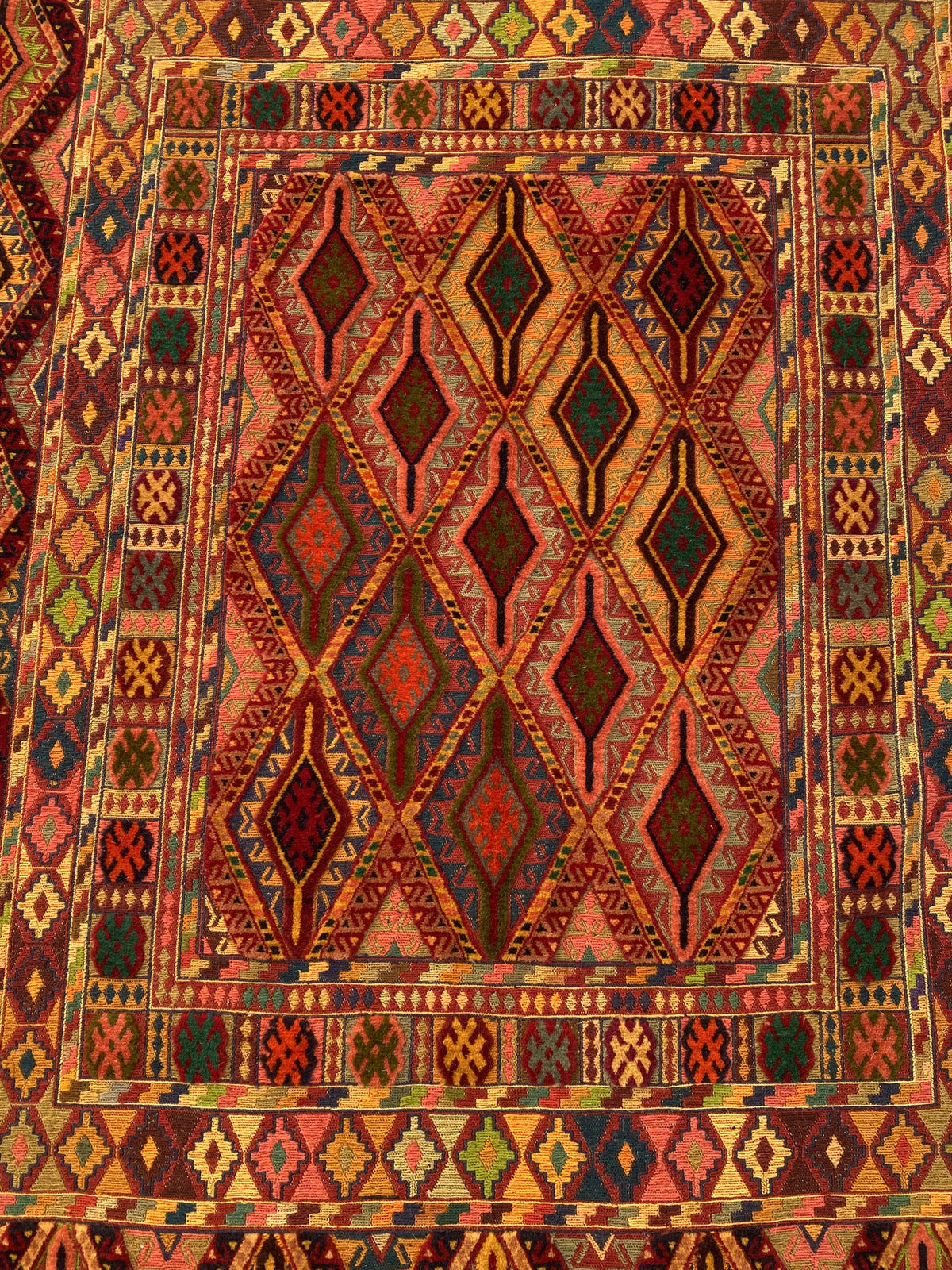 Handmade Fine Quality Meshwani Rug 198 CM x 150 CM KAS # 976