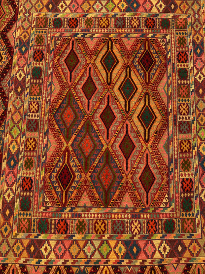 Handmade Fine Quality Meshwani Rug 198 CM x 150 CM KAS # 976