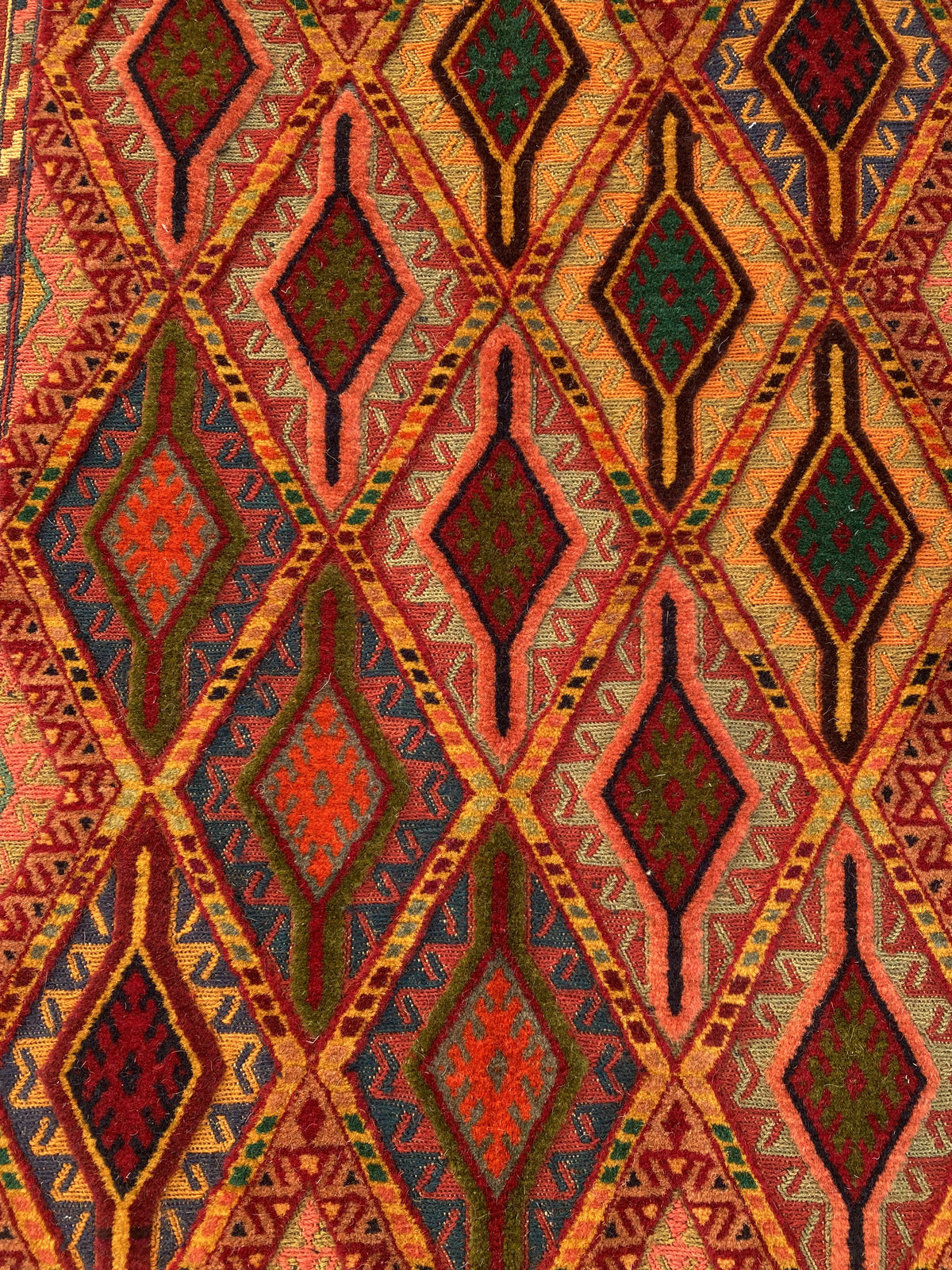 Handmade Fine Quality Meshwani Rug 198 CM x 150 CM KAS # 976