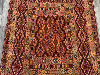Handmade Fine Quality Meshwani Rug 191 CM x 145 CM KAS # 978
