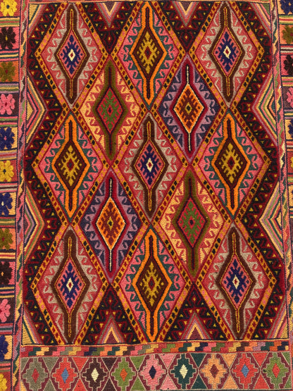 Handmade Fine Quality Meshwani Rug 191 CM x 145 CM KAS # 978