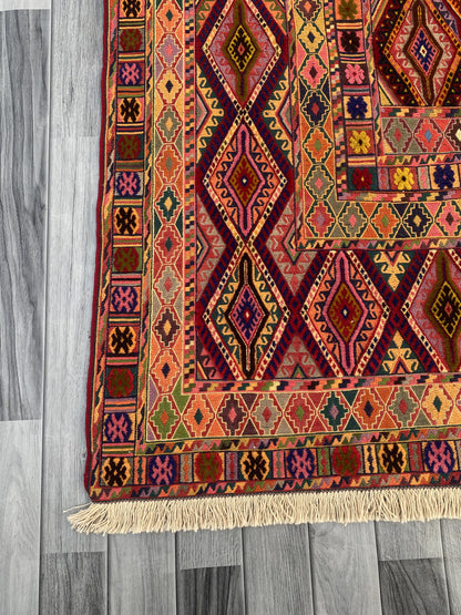 Handmade Fine Quality Meshwani Rug 191 CM x 145 CM KAS # 978
