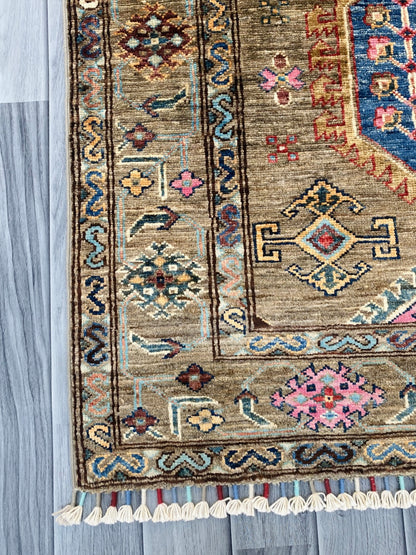 Handmade Chobi  Hallway Runner Rug(300CM x 85CM) SS#86