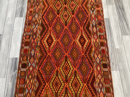Handmade Fine Quality Meshwani Runner Rug 180 CM x 90 CM KAS # 969