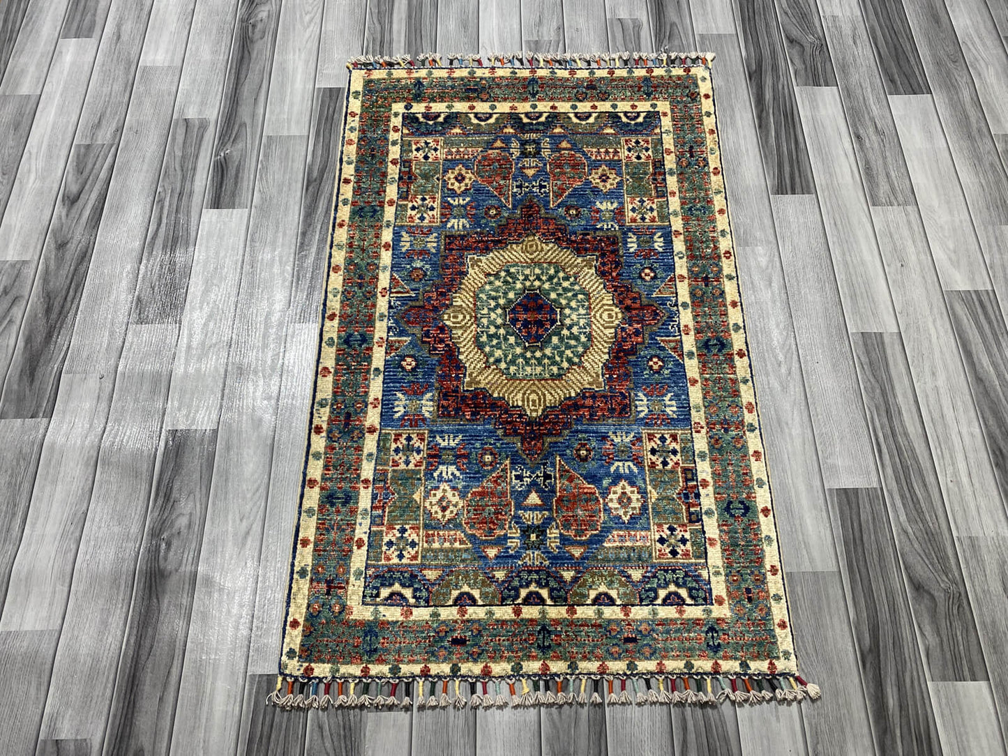 Handmade Fine Quality Chobi Wool Rug  ( 124 CM x 80 CM ) SK#1031
