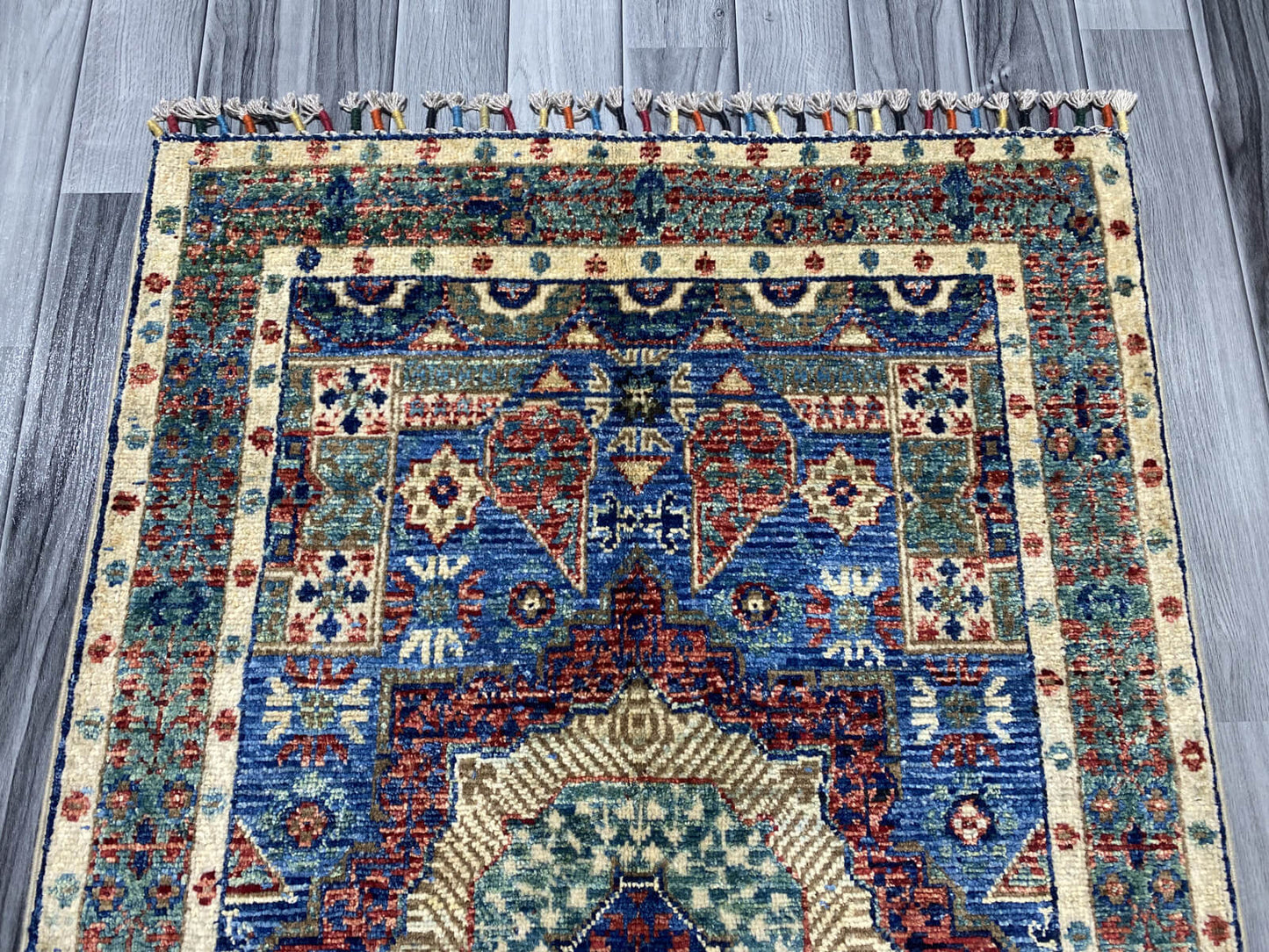 Handmade Fine Quality Chobi Wool Rug  ( 124 CM x 80 CM ) SK#1031