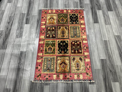 Handmade Fine Quality Chobi Wool Rug  ( 117 CM x 74 CM ) SK#1032