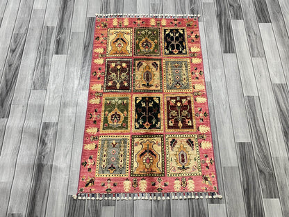 Handmade Fine Quality Chobi Wool Rug  ( 117 CM x 74 CM ) SK#1032