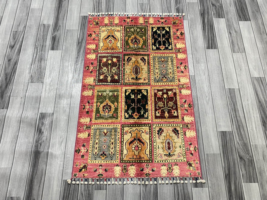 Handmade Fine Quality Chobi Wool Rug  ( 117 CM x 74 CM ) SK#1032