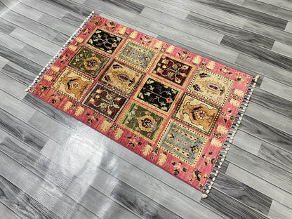 Handmade Fine Quality Chobi Wool Rug  ( 117 CM x 74 CM ) SK#1032