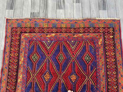 Handmade Fine Quality Meshwani Rug 140 CM x 125 CM ( SS#123 )