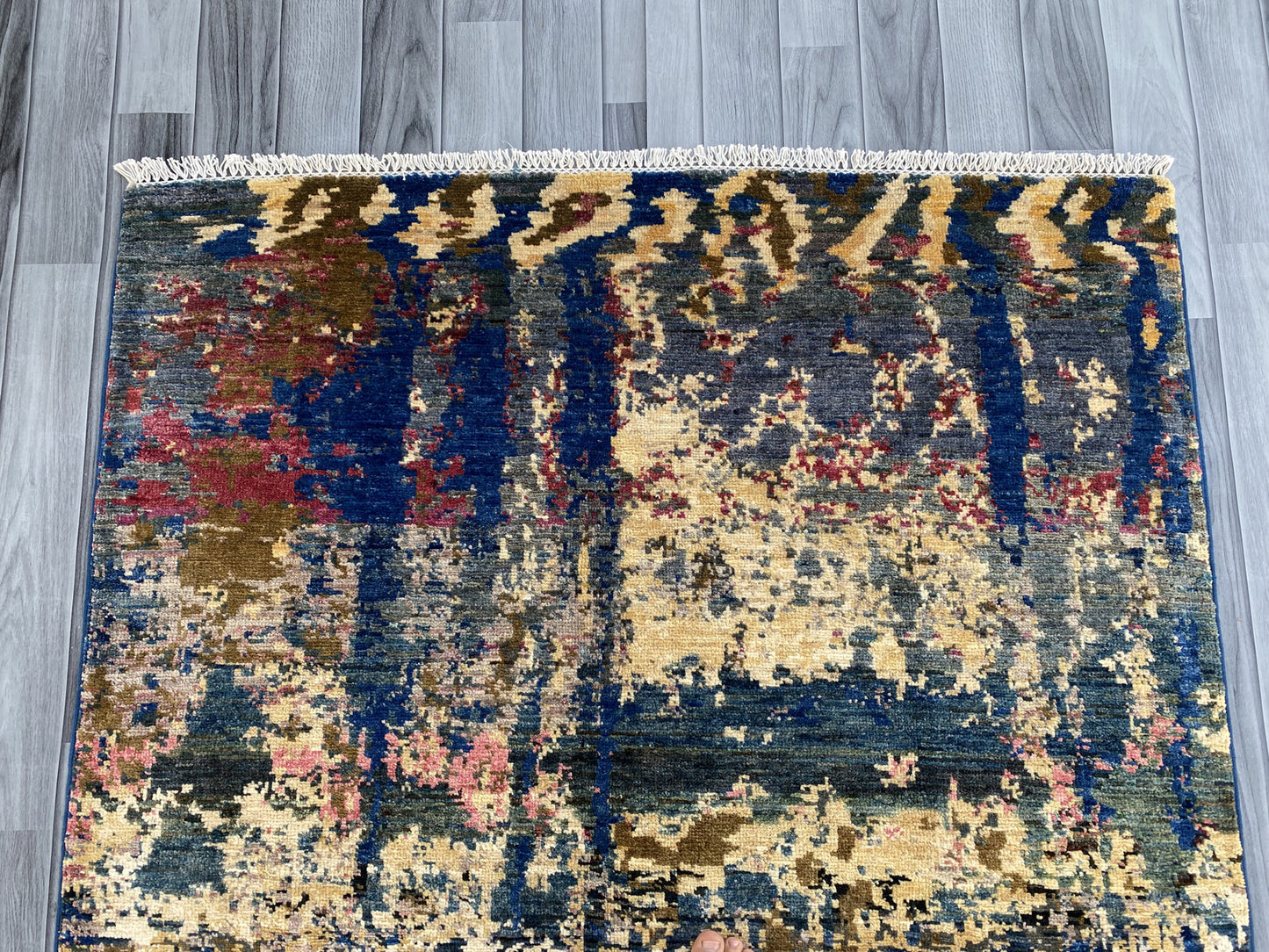 Hand knotted Chobi Pictorial Rug | 195 CM x 125 CM SK#496
