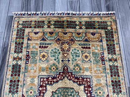 Handmade Fine Quality Chobi Wool Rug  ( 120 CM x 77 CM ) SK#1033